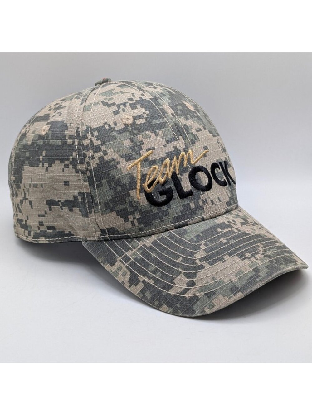 Team Glock Camo Adjustable Strap Back Baseball Cap Hat Firearms NRA